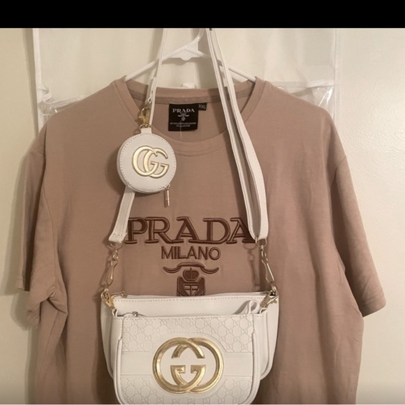 3 Piece Designer Inspired crossbody with adjustable strap. - Picture 3 of 6